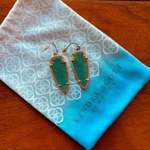 Kendra Scott Green Sky Earrings